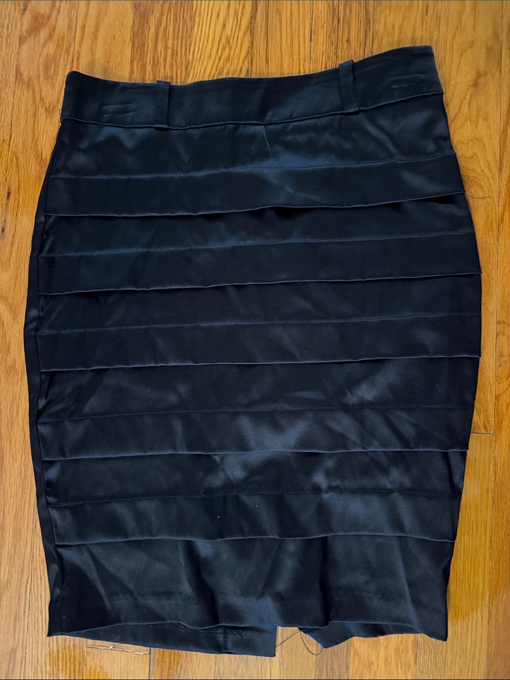 HeartSoul Black Layered Pencil Skirt